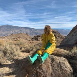 Norma Kuhling Instagram - Death Valley BTS part 1 

THANK YOU 
Writer, director, editor, optical printer: @gracesssloan 
Tallie: @talliemedel 
Producers: @lindsaysonline @alunondrums 
Cinematographer: @lvalladao 
Gaffer & pod person: @spentropy 
First ac: @garet_jatsek 
Sound mixer: @m4xw311 
SFX makeup: @cristallewellynmua 
Original score: @lrkrmusic 
Art directors: @kwizten @jchaffin27 
Graphics & title design: @charlottehayesharrison 
Set dressers: @dyminstudio @shahthamoveh Amanda Mims, Erik Weed, Guilliame Gardéres, Natalia Venegas Sanchez
Poster design: @shdwbxng 
Post sound: @bretkilloran 
Transpo captain: @vitascope 
Additional VFX: @danielklighting 
Gear provided by: @boltlightingrental_inc 
Film provided by: @kodak_shootfilm 
Optically printed at @negativelandfilm