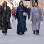 Novi Brown Instagram - 🗣️ DO YOU SEE THIS COAT Novi Coat @_aje_ Shoes @fendi Crystal Coat @louisvuitton Shoes @celine Kj Coat @dolcegabbana Shoes @dolcegabbana