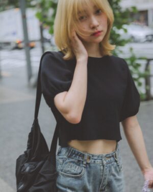Nozomi Hanayagi Instagram - ・
お仕事の関係で期間限定の👱🏻‍♀️
⁡
カラーは天才野口さんにおまかせ🙂‍↕️✨
@cieca.noguchi 
⁡
初金髪どうでしょう〜...？
