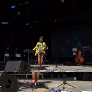 Nubya Garcia Instagram - Thank you @glastofest !! 

thank you to everyone who came to see us play at @westholtsofficial love to you alllllll for your energy during the show ! 

Love always to @barrelljonesmusic @casimirdaniel @joeajkeys @officialjaybay @skaaats @jab_perc for bringing everythingg✨

Love and thanks for the amazing visuals from @akinoladaviesjr @creamprojects @ranyaelrefaey @ryanhawaii @mai_ye & to @shirleyoamartey for the 🔥 🔥 fit & my team @sbmusicmanagement @marinajgb @bofsb12 @markscurr  @sahansatis @concordjazz @adrwilliams @tayo.rap @nathan_g_anotheraccident @josephdonohue @thetomlights 

fit: @agrknit @alighieri_jewellery @gentlemonster @juliaseemann 
shoes: @katmaconie 
hair: @datbarbernat 

listen/ watch back on @bbciplayer @bbc6music