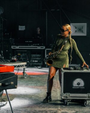 Nubya Garcia Instagram - We Out Here

I honestly have no words, just thank you for your energy, your attention, your joy 

Thank you to @barrelljonesmusic @joeajkeys @theon_cross - dayummm we had a time! 

I’ve never had a crowd singing back to me, that’s a first I’ll remember forever.

Thank you for being alert and taking care of each other in the crowd. 

Thank you for the outpourings of your energy - I felt it all up there 

Thank you to my Day 1s , those new to my journey and all in between 

Big up @geoffmi7 on front of house sound 

Thank you to @mulberryengland @reformation and @drmartensofficial for the fit, y’all made me feel ✨
My hair by @clairedegraft ❤️
Photography by @elliekoepke 

Big love x
