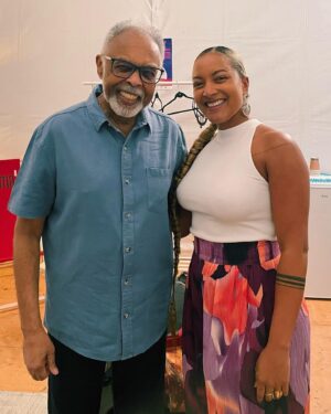 Nubya Garcia Instagram - Obrigada @gilbertogil ❤️
Seeing you perform last night and meeting you was everything, you are such a huge inspiration!!