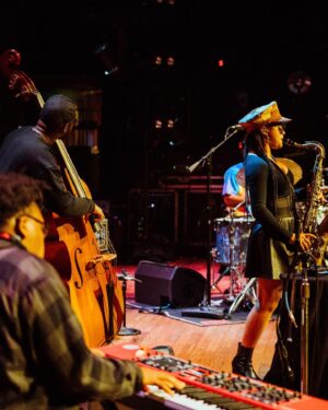 Nubya Garcia Instagram - Nashville thank you! what an amazing night opening for @khruangbin at @theryman see you tonight for round two, we’re on at 7.30pm 🖤

📷 @jackieleeyoung
