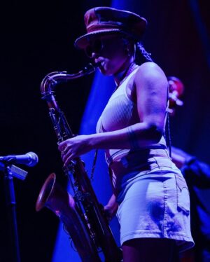 Nubya Garcia Instagram - 2nd night in Boston - thank you! 

📷 @jackieleeyoung
