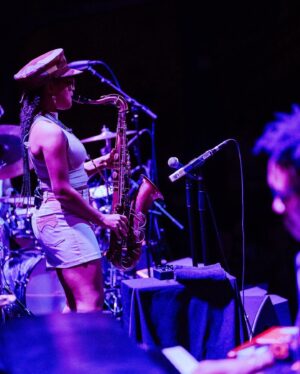 Nubya Garcia Instagram - 2nd night in Boston - thank you! 

📷 @jackieleeyoung