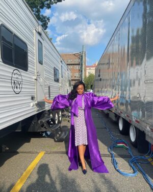 Numa Perrier Instagram - THE PERFECT FIND a film by Numa Perrier STARRING GABRIELLE UNION & KEITH POWERS 2023! 
filmmaker in a fancy frock. today we film our biggest scene in terms of scale vision & budget. its been — adventurous & an absolute dream come true —I wish I could show you the set — it’s beyond beyond magnificent with a touch of naughty 😈 — as always of course. I feel so supported by our team made up of hundreds of people tonite... can’t wait to share more 💜 filmmaker friday. foto by assistant extraordinaire @adrielvelazquez