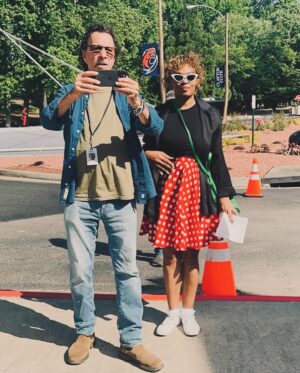 Numa Perrier Instagram - SET LIFE with DP extraordinaire @mnasc123 🔥 
@reasonabledoubthulu @onyxcollective @hulu 2nd photo by Star @emayatzycorinealdi 💋