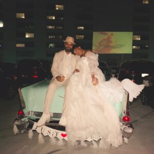 Numa Perrier Instagram - TEN TEN TWENTY TWENTY 
a love story 
🍑👰🏾🤵🏾🍑

 📸 @stevenjamesmeidenbauer 

best wedding planner in the world
@ms.aliciachanel 
@somuchentertainment 

custom gown by my dear Stephanie @odylynetheceremony 

hair by Erin Smith @msbillie_j 

makeup @camaraaunique 

👑 @tillythomaslux 

💅🏿 @la_par 

💐 @bloomandplume 

sisters in ceremony 
@justlinagreen @samoralife @fendi_andi 

escorted down the aisle by my sweet @stephenbarrington 

poetry by my love Eva @ediblehead 

& all of our loved ones in person and in spirit ✨✨✨✨✨✨✨✨✨✨✨