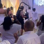 Nyesha Arrington Instagram - R&B All white 🥼party w special guest performance 🎙️by @officialjonb 🫶🏾🫶🏾🫶🏾🫶🏾 #rnb #music #fun #thefamilyreunion