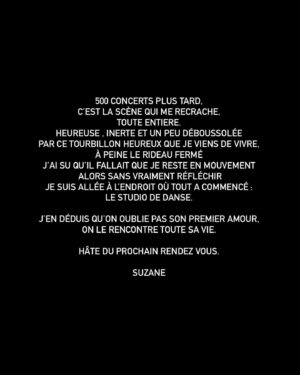 Océane Colom Instagram - « Je n’ai pas découvert ma danse, 
elle existait avant moi, 
elle dormait et je l’ai réveillé » 

Isadora Duncan