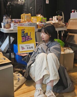 Oh Seung-hee Instagram - ⠀ 
귀언사언님, 일용할 양식을 주심에 감사합니다(ᵕ᷄≀ ̠˘᷅