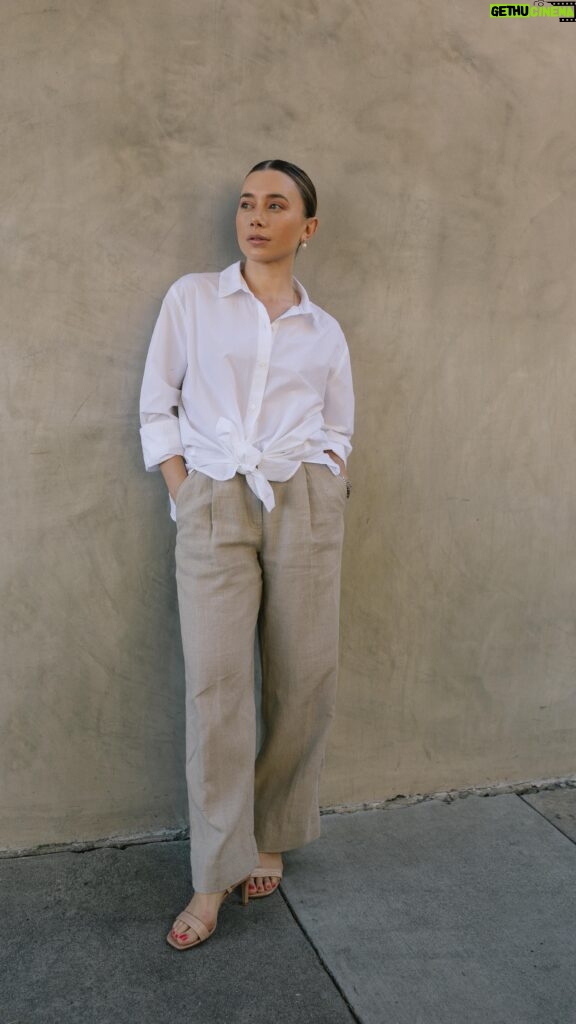 Olesya Rulin Instagram - @eileenfisherny has just launched their new collection “ THE 12 SHAPES “ featuring 12 iconic pieces that can be styled in countless ways. If you follow me you know I love @eileenfisherny for their quality, timelessness, and sustainability. I’ve chosen THE BLAZER & TROUSER as a key set for Summer which I will pair in items I already have in my closet in countless ways. Made of breathable linen it’s easy to dress this look up or down; making it and easy go to when traveling. I’ve also chosen to add THE SHIRT, a classic white button-down that’s makes any look chić. I’m thrilled to share that @eileenfisherny is doing a CHALLENGE 🤍 to participate - Pick an EILEEN FISHER piece in your closet and show how many ways you can wear it in a [Reel/TikTok] and tag @eileenfisherny - Explore The Closet and save the looks you create to your favorites. ​ - Make sure you have an account on EILEENFISHER.com. - One winner will be selected to receive an essential wardrobe (up to $1000). Winner will be notified by 5/1/24 via DM. #EileenFisher #MyEileen #Ad @eileenfisherny