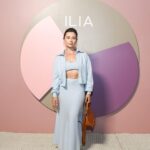 Olesya Rulin Instagram – Thank you for having me @iliabeauty not only do you make my beauty routine clean and stunning but these little lavender lemons drops were delicious 🍸

Finally got to wear this incredible outfit by @scanlantheodore  that’s been waiting for me post baby.
