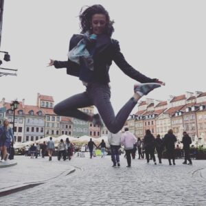 Olga Fonda Instagram - 🎶 I Believe I can fly, I believe I can touch the sky.... In Poland 🇵🇱💋#fun #travel #smile