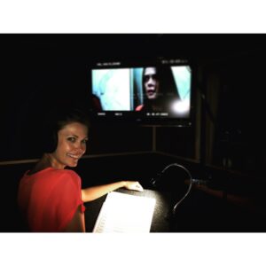 Olga Fonda Instagram - #BTS ADR session for Nine Eleven movie! 🎥💫 #ADR #Work #Movie #Film #ActorLife #BehindtheScenes #NineElevenMovie
