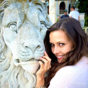 Olga Fonda Instagram - On set of Agent X & staying cozy with my kitty. #BTS #TNT #AgentX #Lion #Kitty #Cozy #WorkingInStyle #WhoSay