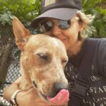 Olga Shelest Instagram - Happy Birthday to the most lovable goof I know🤪 #Flag #australiancattledog #redheeler #wetnose #2