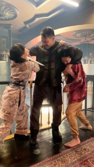 Olivia Cheng Instagram - It’s over! Huge CONGRATULATIONS to @sagaftra, all the folks who walked the picket lines, the strike captains etc who said “NO” on behalf of artists seeking fair wages and protection in a rapidly changing world.  And to everyone who watched #WarriorMAX on @streamonmax and who’ve been posting and spreading the word when we couldn’t, thank you from the bottom of my heart ❤️. (also, drop challenge inspired by @atsukocomedy, check her out for more!)