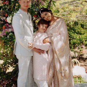 Olivia Hussey Instagram - Such a beautiful wedding❤️Handsome groom and grandson and gorgeous daughter in law🙏❤️🌟🙌🙌🙌🌹🌹🌹🌹True Blessing❤️❤️❤️🌟🌟🌟
