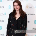 Olivia Morris Instagram – Thank you for a gorgeous night @vanityfairlondon and @bafta 💫
 
Dress @alexachungstagram 
Hair & Makeup @emilywoodmakeup 
@pinnaclepruk 

#eerisingstarparty @ee #EEbaftas @loopvip