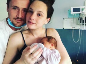 Olwen Catherine Kelly Instagram - This man and and this tiny tiny creature... ❤️

We have been on formula for various reasons - one being that the hospital environment post birth has proven too stressful for me to confidently express and a second that we needed to know Lucy Rose's intake as she wards off systemic jaundice*.
(*At some point in our labour, our blood mixed causing haemolytic disease of the newborn.)

Tomorrow it looks like we are outta this joint and I will begin pumping to try and get Lulu back on the breast (we did have a number of successful goes of colostrum in the first two days).
I will be sharing my breast feeding story with @medela_uk but in the meantime I need all of your tips and pointers to get my flow going. 

Please comment much knowledge or slide in to my DMs.

Xx

#breastfeeding #advise #baby #mama #breastpump #medela