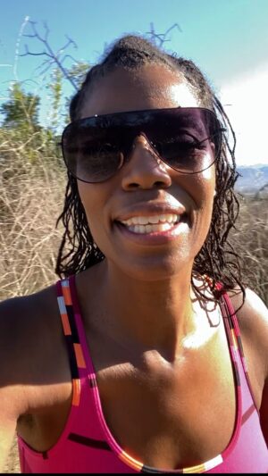 Omarosa Manigault Instagram - Right when I was about to give up… God sent an angel to remind me to stay the course. I finished the hike in record time!! HWPO = Hard Work Pays Off!