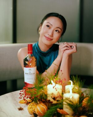 Oon Shu An Instagram - A gorgeous whiskey for celebrations. Toasted coconut, vanilla, rice pudding, dried fruits, warm spices. Adore. And the collaboration with visionary mixed media artist Nini Sum really captures the serenity of nature and her memories of a festive New Year in a richly layered design. Making wishes.

Crafted without compromise. Available at TheMacallan.com and The Macallan House. Please savour The Macallan responsibly. @the_macallan #TheMacallanSg #ANightonEarth #ad