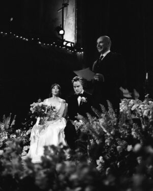 Ophelia Lovibond Instagram - Cotton 🤍 @henrypettigrew #twoyears #weddinganniversary @naomigogginphotography @halfpennylondon @wiltonsmusichall @wormlondon @justinejenkins @liztaw #cotton #londonwedding #wiltonsmusichall