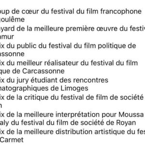 Ophélie Bau Instagram - Les Amis !!😃 
« Le Marchand de Sable » de @steveachiepo c’est mercredi 15 février en salle ! J’espère que vous serez nombreux à venir le découvrir ! 
C’est un film important comme j’aime le dire. Une expérience cinématographique. On vit quelques choses avec ce film, ce thème, ces gens ! 
Hâte d’avoir vos retours ! 
Swipe pour le Palmarès du film en festival ! 🔥🔥🔥

📸 @mathieu_richer_mamousse