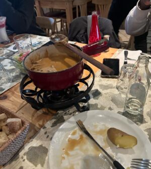 Ophélie Bau Instagram - Merci @lesarcsfilmfest qui a  accueilli « Le Marchand de sable » de @steveachiepo en film d’ouverture dans ce cadre féerique 🤩🤩 
En 1 journée on a mangé une fondue ✅ lancé la projection du film ✅ fait un bowling ✅ de la luge ✅ et hop je suis déjà repartie pour de nouvelles aventures ! 
Merci à @lacoste 🐊j’étais parfaitement équipée !