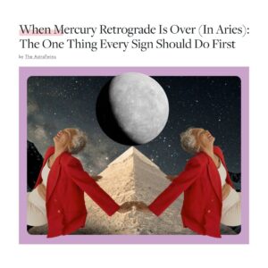 Ophira Edut Instagram - 🎉 Mercury direct in Aries (8:54AM EDT)⁠
⁠
🦋 If you wake up like a social butterfly ready to burst out of the cocoon, here's why: After three signal-jamming weeks, messenger Mercury snaps out of retrograde. 🙌 Sweet relief! Since April 1, the communication planet has been reverse commuting through fiery Aries, which brought deep bouts of self-reflection and some aggressively stormy misunderstandings. 😡 If you lost your temper with the ones you love, stop justifying it. Sure, they may have pushed every one of your buttons and legitimately overstepped some bounds. But now, as Mercury corrects course, you'll be able to see past the smoke that's been pouring out of your ears. Make amends as needed! ❤️‍🩹⁠
⁠
🔗 Read YOUR daily horoscope for more! link in bio ✨⁠
⁠
#astrology #astrotwins #astrostyle #astrologypost #mercuryretrograde #mercuryretrogradememes #communicationiskey