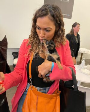 Orfeh Instagram - Best night celebrating @newbeauty’s #BeautyPass program while simultaneously (and unexpectedly) getting a little puppy from @animalhaven rescued in honor of @pompomcharlie book launch😂.

Free puppy kisses for anyone that signs up for BeautyPass (it’s free!)💄 

Disclaimer: rescue puppy kisses are subject to limited availability but BeautyPass members get free beauty product offers and first access to NewBeauty events, VIP boxes and products. Join the waitlist at beautypass.com

More on stories! Thank you to everyone that came to support!