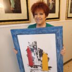 Orietta Berti Instagram - Care amiche e cari amici, oggi volevo ringraziare l'artista astrattista Andrea Basiricò @andrea.basirico.90 che mi ha omaggiato con questa sua opera dal titolo "La città del Romanticismo"❤💛💙 #lacittàdelromanticismo GRAZIE💖 per questo bellissimo pensiero di stima ed affetto Un abbraccio a tutti e buona settimana❤ Orietta #lacittadelromanticismo #andreabasiricò #graphicart❤ #sorprese🎁 #lacittàdegliinnamorati #astrattismo #arte #pittura #quadro #painting @inemiliaromagna @regione_emiliaromagna #love💖 #cavriago