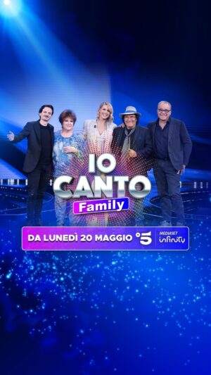Orietta Berti Instagram - Sta per iniziare una fantastica avventura dove dodici famiglie saranno protagoniste di un’avvincente gara canora 🤩🎤

Michelle Hunziker e la fantastica giuria di #IoCantoFamily vi aspettano da lunedì 20 maggio in prima serata su #Canale5 e in streaming su Mediaset Infinity con la prima puntata! 💫