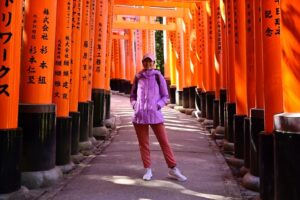 Paige Chua Instagram - Kyoto is a destination I've been wanting to visit for the longest time. The charm, and nostalgia of the celebrated cultural capital of Japan fascinated me. 

Well, as of all major cities, Kyoto has also been modernised. But the remnants of the past is still evident and held in pride.

#fushimiinari