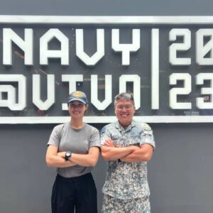 Paige Chua Instagram - My "sailing" days are over but that period remains as one of the most memorable episodes in my life. 

Fair winds and following seas🫡
@singaporenavy 

#LTCSim 

Navy@Vivo