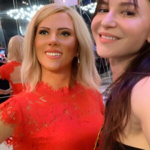 Paige Elkington Instagram - Had an absolute blast today with my close friends: Dwayne, Hugh, Scarlett, and Jennifer. It was really nice to catch up with them all it’s been a minute