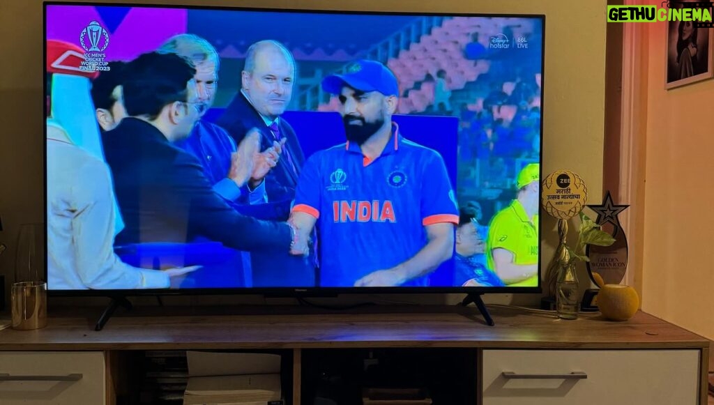 Pallavi Patil Instagram - In sports there are ups and downs But this down will sting…. until next time. 😊 Proud of team India 🇮🇳 . . #bleedblue #worldcup2023 #cricket #teamindia🇮🇳