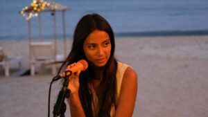 Paloma Monnappa Instagram - Impromptu live session with @shivymusik on a beautiful summer evening☀️
East Coast, Sri Lanka. 
.
.
.
.
.
#livemusic #singer #guitar #looping #loop #foryou #explore #sunset #ocean #sea #surf #surflife #music #soul #blues #summertime #ellafitzgerald #louisarmstrong #shivymusic #tropicalwaxsrilanka #arugambay #srilanka