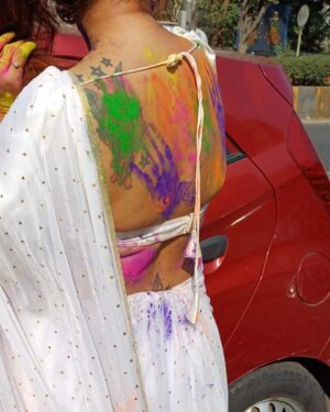 Pamela Mandal Instagram - Happy holi 🎨🎨🎨

#holifestival #holi2024 #celebration #iskontemple #holidancefestival #holiwithfriends #dholpurnima #iskonjuhu #reelkarofeelkaro #enjoyforever #enjoyevwrymomentofyourlife