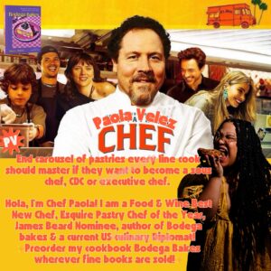 Paola Velez Instagram - As a line cook have you ever wondered what other skills and techniques you need to learn to grow in the kitchen? There isn’t a direct ladder to sous, CDC or even executive chef except right place and time or interviewing until your socks fall off. 

But as you’ve been trying to grow and learn I’m sure you have a I wanna be a chef check list: 
•if you have time to lean, you have time to clean. 
•what are the five mother sauces
•knife cuts are fast as fux boi! 
•use oui chef and soigné in a sentence multiple times during your shift

But one bullet point that is often over looked is the 
•what are the pastry basics that I need to learn so I’m able to create a full menu (including dessert). 
Swipe to see what I believe are good recipes to research and practice to grow your pastry skills. (Even if you’re not a line cook trying to level up). 

#chefskills #pastrychef #cheflife #carousel #pastrygram #thebearfx