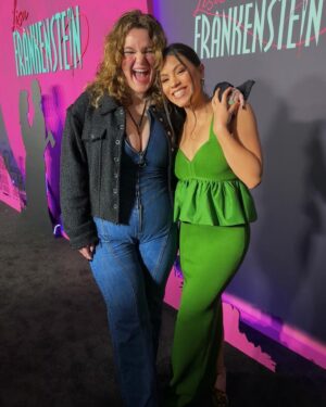 Paola Andino Instagram - Lisa Frankenstein is in theaters now! ⚡️

So grateful to have been a part of this wild, colorful, FUN film with such a talented cast — @kathrynnewton, @colesprouse, @lizasoberano, and @carlagugino to name a few. Thank you @zeldawilliams and Diablo Cody for the opportunity to play Misty. It was truly a gift to work with you, Zelda, and on your spectacular feature debut of all projects! 
Go watch our movie today! I guarantee it’ll be a bloody (😉) good time…🩸🪓 
@lisafrankensteinfilm #lisafrankenstein @focusfeatures 
@henryeikenberry @joeyharrisofficial @bryce_romero29 @jennadavis @trinalafargue 

H&MU: @troublefieldstyle 
Dress: @herveleger