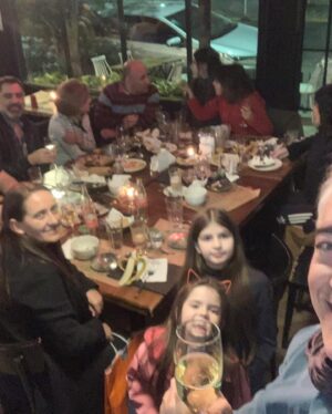 Paola Krum Instagram - Feliz cumple para mí !!!!!
Feliz de festejar mi vida,mis amores, mi familia ,mi trabajo,las risas,los mimos, la complicidad,los amigos de siempre,los nuevos amigos…
Festejar el encuentro y la fortuna de estar rodeada de tanto amor,
GRACIAS ❤️ 

Y muchas gracias por sobre todo a @croquemadamevillacrespo por el disfrute de sus DELICIAS y la atención amorosa e increíble!!!!!❤️❤️❤️❤️❤️❤️