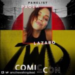 Paola Lázaro Instagram - Excited for this💫❣️💫 #comiccon #Repost @amcthewalkingdead @paola__lazaro is getting ready for her first ever #ComicAtHome Panel. Don’t miss it July 24th at 4pm ET/ 1pm PT. #TWDFamily