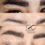 Parisa Roshani Instagram - اول براش پاك كردم ، سه ماه بعد خودم با دستگاه براش كار كردم 🥰👌🏻👌🏻👌🏻#ريموو_تاتو_ابرو #ميكروپيگمنتيشن