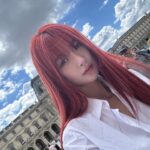 Park Soo-bin Instagram - I just made eye contact with the Mona Lisa, and soon it will be time to lock eyes with the fans in Lyon, France! Koreadays, see you soon, I miss you so much🇫🇷 Je viens de croiser le regard de la Joconde, et bientôt je vais rencontrer les fans à Lyon, en France ! Koreadays, à bientôt, tu me manques tellement🇫🇷 #louvre #koreadays
