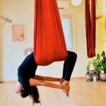 Parvathy Venkitaramanan Instagram - And Parus aerial journey begins..✨ Joining Aerial yoga was a dream and glad that i found this beautiful place 🧚🏿‍♀️ Day 1 of my aerial yoga with @aulayaa_yogastudio ✨ #parvathy #aerialyoga #love #yoga