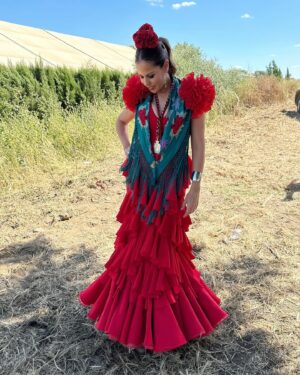 Pastora Soler Instagram - CORIA 💛

#salidadelascarretas #camino2024 #romeriadelrocio #coriaesdiferente 

Gracias @monicamendez_modaflamenca 
Tus diseños siempre bonitos y cómodos ❤️
@lavictoriajoyas