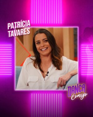Patrícia Tavares Instagram - Aqui vou eu com os meus dois pés esquerdos , cheia de medo mas com muita vontade e com o talento e a generosidade do maravilhoso @quina_dance  Já só peço que chegue inteira a domingo 😳  Domingo dança comigo na @rtppt