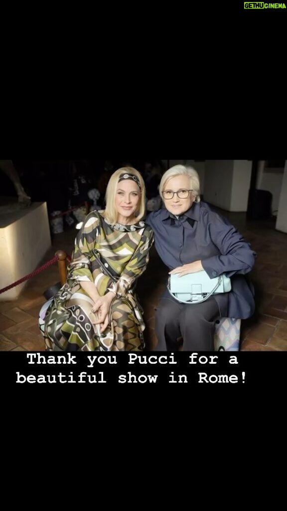 Patricia Arquette Instagram - Thank you @emiliopucci for hosting me at your beautiful event in Rome!